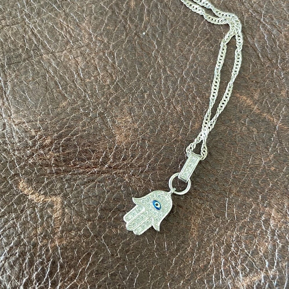 Sterling Hamsa necklace